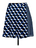 Halogen 100% Polyester Argyle Blue Casual Skirt Size 6 - photo 1