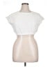 Lulus White Short Sleeve Top Size XL - photo 1