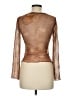 Unbranded Brown Long Sleeve Blouse Size M - photo 2