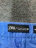 Zara Solid Blue Shorts Size S - photo 3