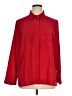 Talbots 100% Polyester Red Long Sleeve Blouse Size XL - photo 1