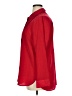 Talbots 100% Polyester Red Long Sleeve Blouse Size XL - photo 5