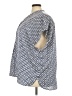 Lane Bryant 100% Polyester Polka Dots Blue Short Sleeve Blouse Size 22 - 24 Plus - photo 5