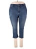 Lee Solid Blue Jeans Size 20W - photo 1