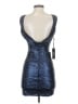 Lulus 100% Polyester Metallic Blue Cocktail Dress Size XS - photo 2