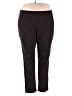Napa Valley Solid Brown Black Active Pants Size 22 - photo 1