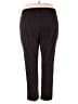 Napa Valley Solid Brown Black Active Pants Size 22 - photo 2