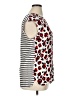 Talbots 100% Rayon Animal Print Red Sleeveless Blouse Size XL - photo 4