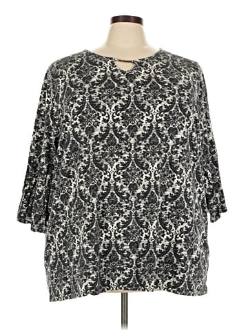 Catherines 3/4 Sleeve Blouse (view 1)