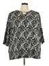 Catherines Black 3/4 Sleeve Blouse Size 3X - photo 1