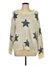 Newbury Kustom Stars Ivory Pullover Sweater Size L - photo 1