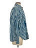 J.Crew 100% Cotton Stripes Blue Long Sleeve Button-Down Shirt Size S - photo 4