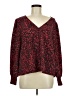 Sanctuary 100% Polyester Red Long Sleeve Blouse Size L - photo 1