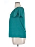AB Studio Teal Short Sleeve Blouse Size XL - photo 5