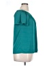 AB Studio Teal Short Sleeve Blouse Size XL - photo 4