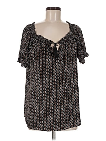 Chelsea & Theodore Short Sleeve Blouse (view 1)