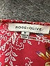 Rose + Olive 100% Polyester Orange Sleeveless Blouse Size M - photo 7