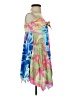 Chesley 100% Polyester Tropical Blue Cocktail Dress Size S - photo 4
