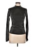 MNG Metallic Silver Long Sleeve Top Size L - photo 1