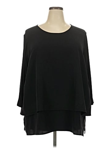 DG^2 by Diane Gilman Long Sleeve Blouse (view 1)