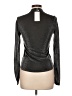 MNG Metallic Silver Long Sleeve Top Size L - photo 2