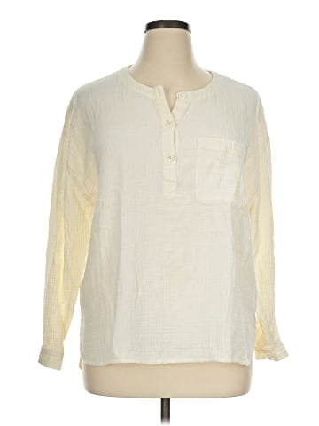 L.L.Bean Signature Long Sleeve Blouse (view 1)
