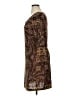 Mlle Gabrielle Paisley Brown Casual Dress Size XL - photo 5