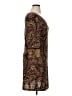 Mlle Gabrielle Paisley Brown Casual Dress Size XL - photo 4