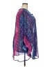 Catherines 100% Polyester Purple 3/4 Sleeve Blouse Size 2X - photo 4