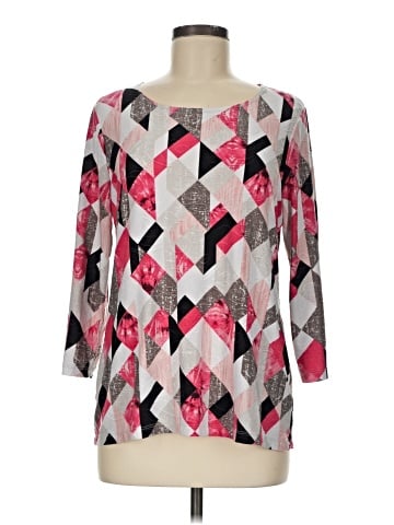 JM Collection 3/4 Sleeve Blouse (view 1)