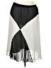 Halogen 100% Polyester Color Block Ivory Formal Skirt Size 16 - photo 2