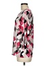 JM Collection Argyle Pink 3/4 Sleeve Blouse Size M - photo 5