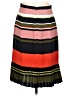 Ann Taylor 100% Polyester Stripes Red Casual Skirt Size 4 - photo 2