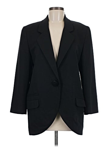 Linda Allard Ellen Tracy Wool Blazer (view 1)