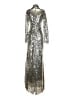 Simon Miller Metallic Silver Cocktail Dress Size 4 - photo 2