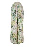 Lavender Brown Floral Green Casual Pants Size S - photo 1