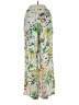 Lavender Brown Floral Green Casual Pants Size S - photo 2