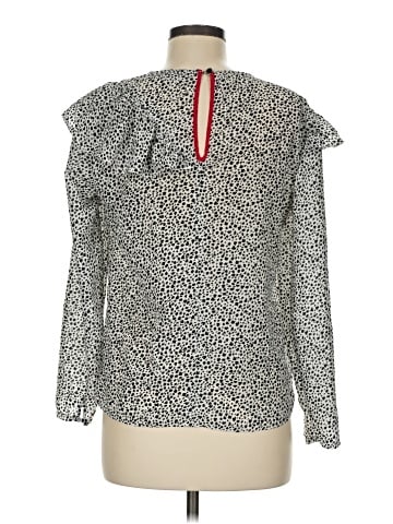 Topshop Long Sleeve Blouse (view 2)
