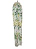 Lavender Brown Floral Green Casual Pants Size S - photo 4