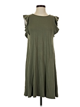 loft outlet green dress LOFT Beach Floral Stripe Terry Mini Dress