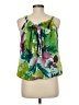 Spense Green Sleeveless Blouse Size M - photo 2