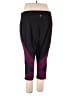 LIVI Active Color Block Purple Active Pants Size 22 - 24 - photo 2