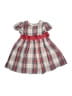 Chaps 100% Nylon Plaid Red Dress Size 2T - photo 1