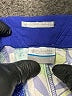 Columbia 100% Polyester Print Blue Athletic Shorts Size L - photo 3