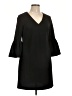 Donna Morgan 100% Polyester Solid Black Casual Dress Size 10 - photo 1