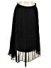 Sisley 100% Polyester Solid Black Formal Skirt Size XL - photo 1