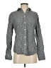 J.Crew 100% Linen Checkered-gingham Gray Long Sleeve Button-Down Shirt Size 4 - photo 1