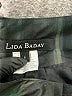 Lida Baday 100% Polyester Plaid Green Formal Skirt Size 6 - photo 4