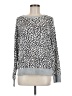Splendid Animal Print Silver Pullover Sweater Size M - photo 1