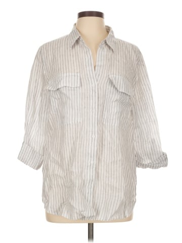 Babaton 3/4 Sleeve Button-Down Shirt (view 1)